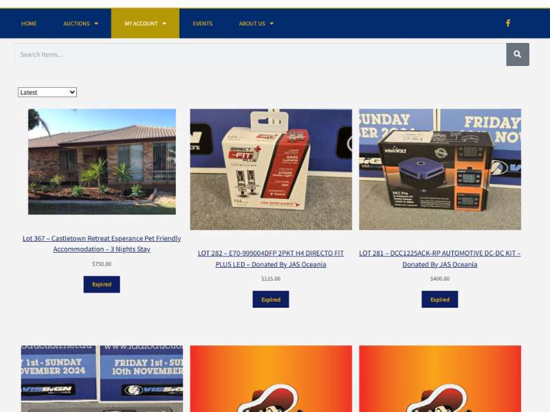 Custom Auction Platform Built for WA Clubs & Societies