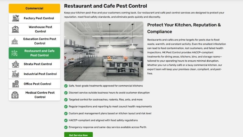 Professional Website Design for MK Pest Control Perth (1)